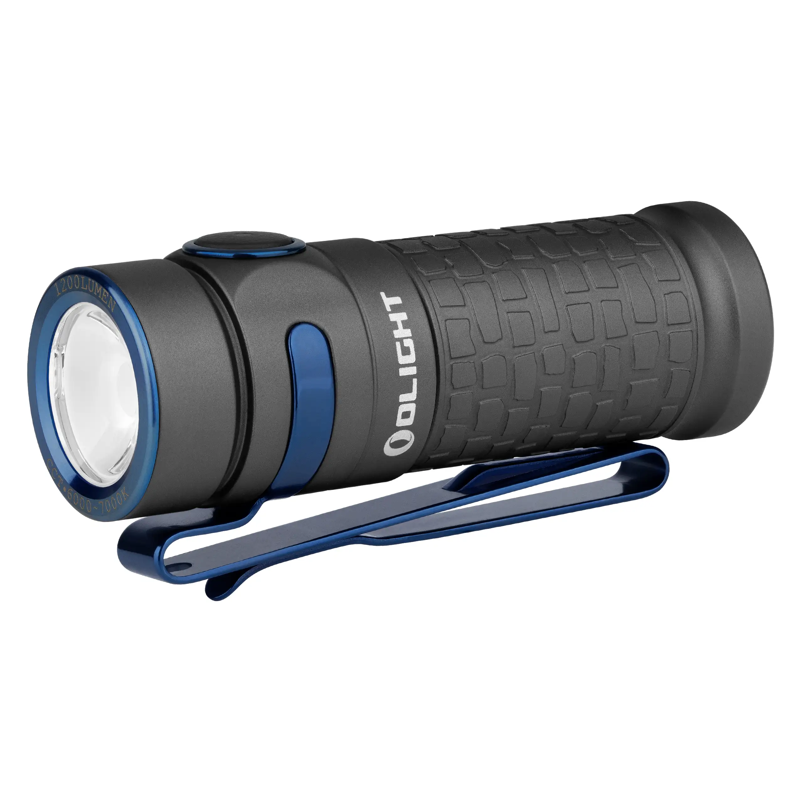 Baton 3 Kleine Wiederaufladbare Taschenlampe 1200 Lumen mit Clip Olight