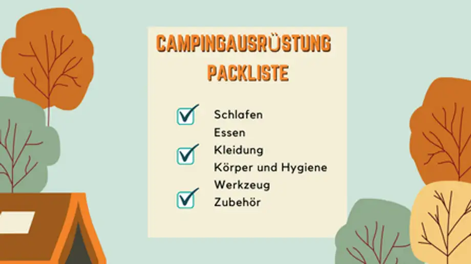 Campingausrüstung – die ultimative Packliste