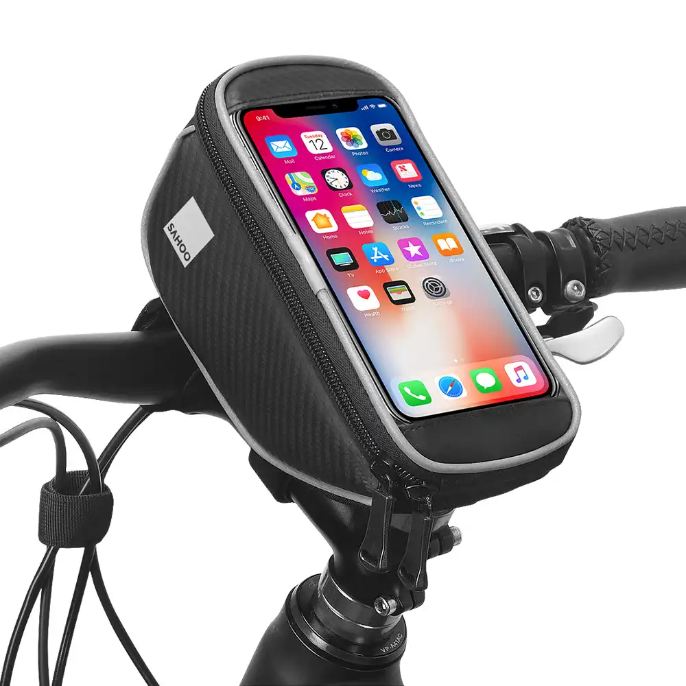 SAHOO Fahrrad Lenkertasche mit Smartphonefach 11810L-A-SA
