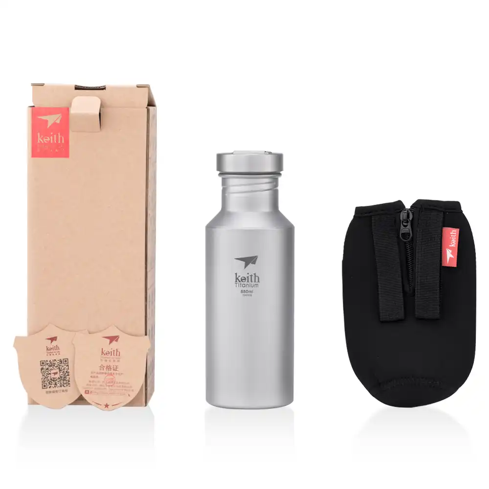 KEITH Ti3031/Ti3032 Ultraleichte Titan-Sportflasche