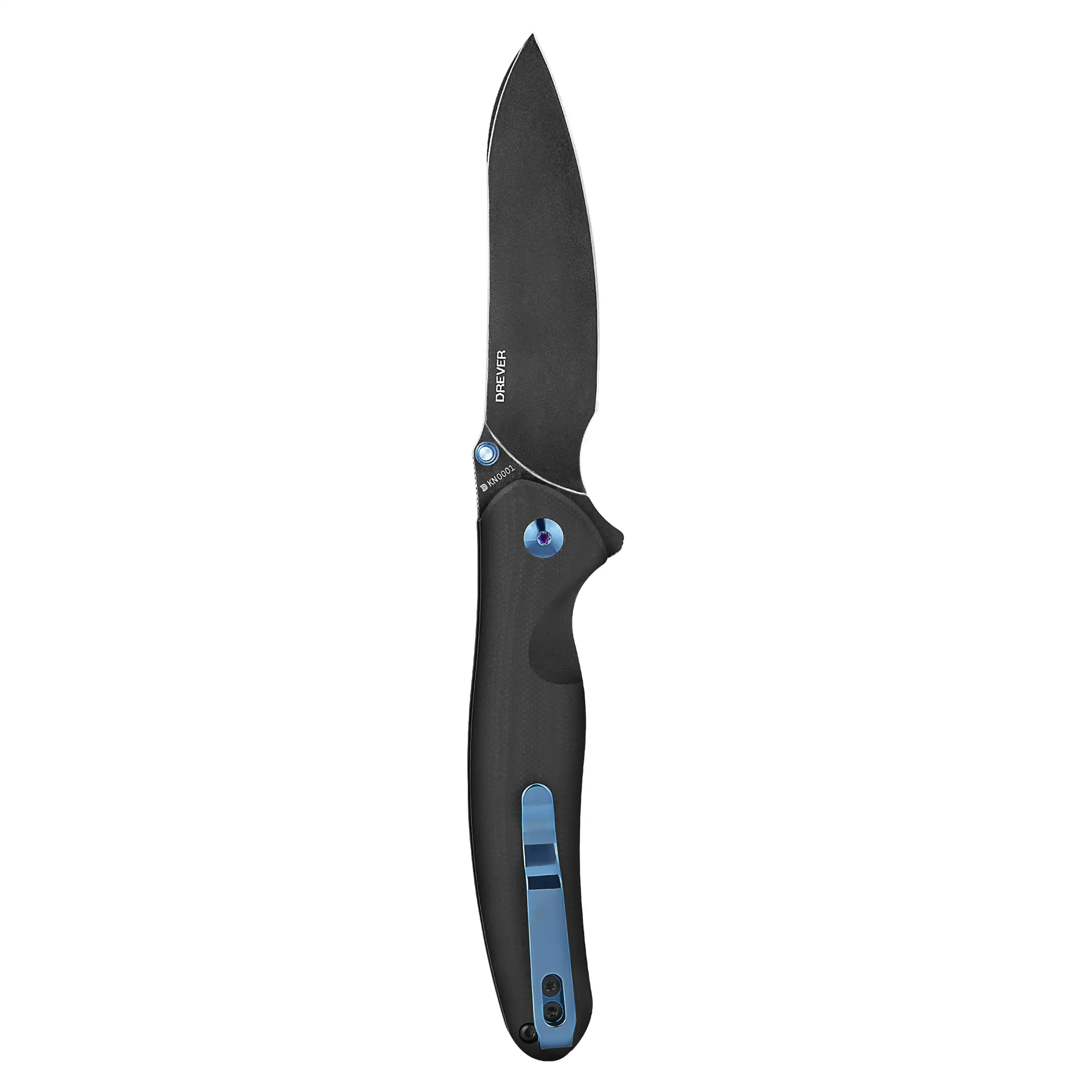 OKNIFE Drever G10 Einhand-Taschenmesser mit Pocketclip (88.6mm Klingenlänge) 