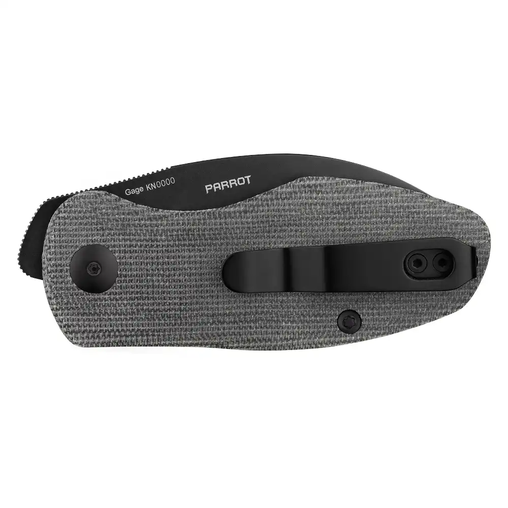 OKNIFE Parrot Einhand-Taschenmesser mit Pocketclip (67mm Klingenlänge) 