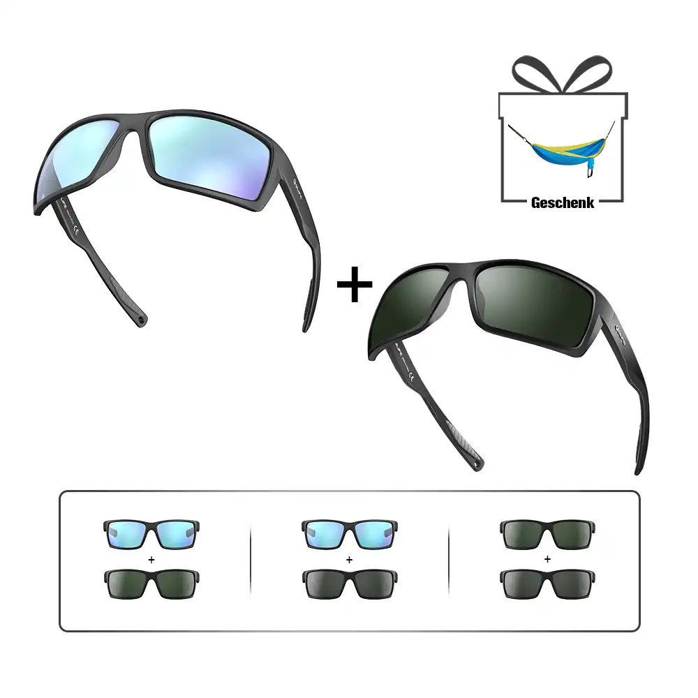 Archamp Polarisierte Sonnenbrillen für Herren mit Geschenk