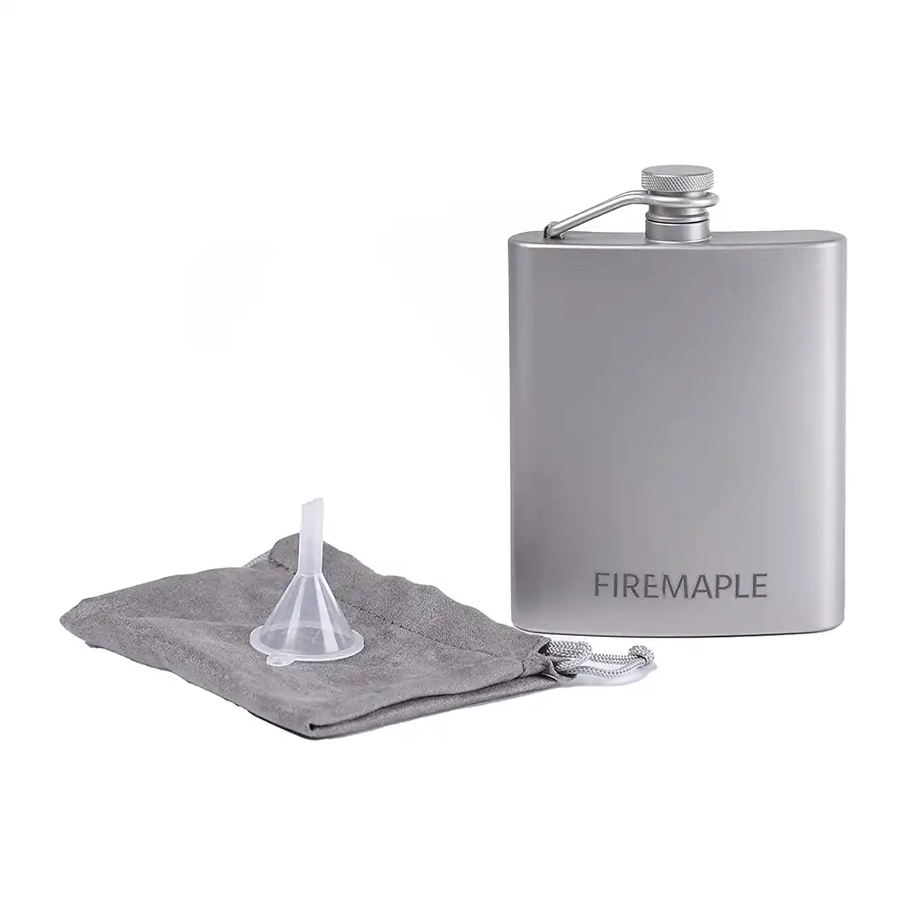 FIRE-MAPLE Bacchus Titanflachmann mit integrierten Schraubverschluss (200ml)