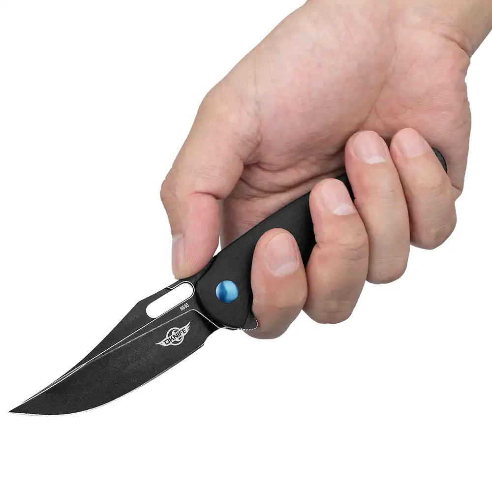 OKNIFE Splint Einhand-Taschenmesser mit Pocketclip (75.31mm Klingenlänge) 