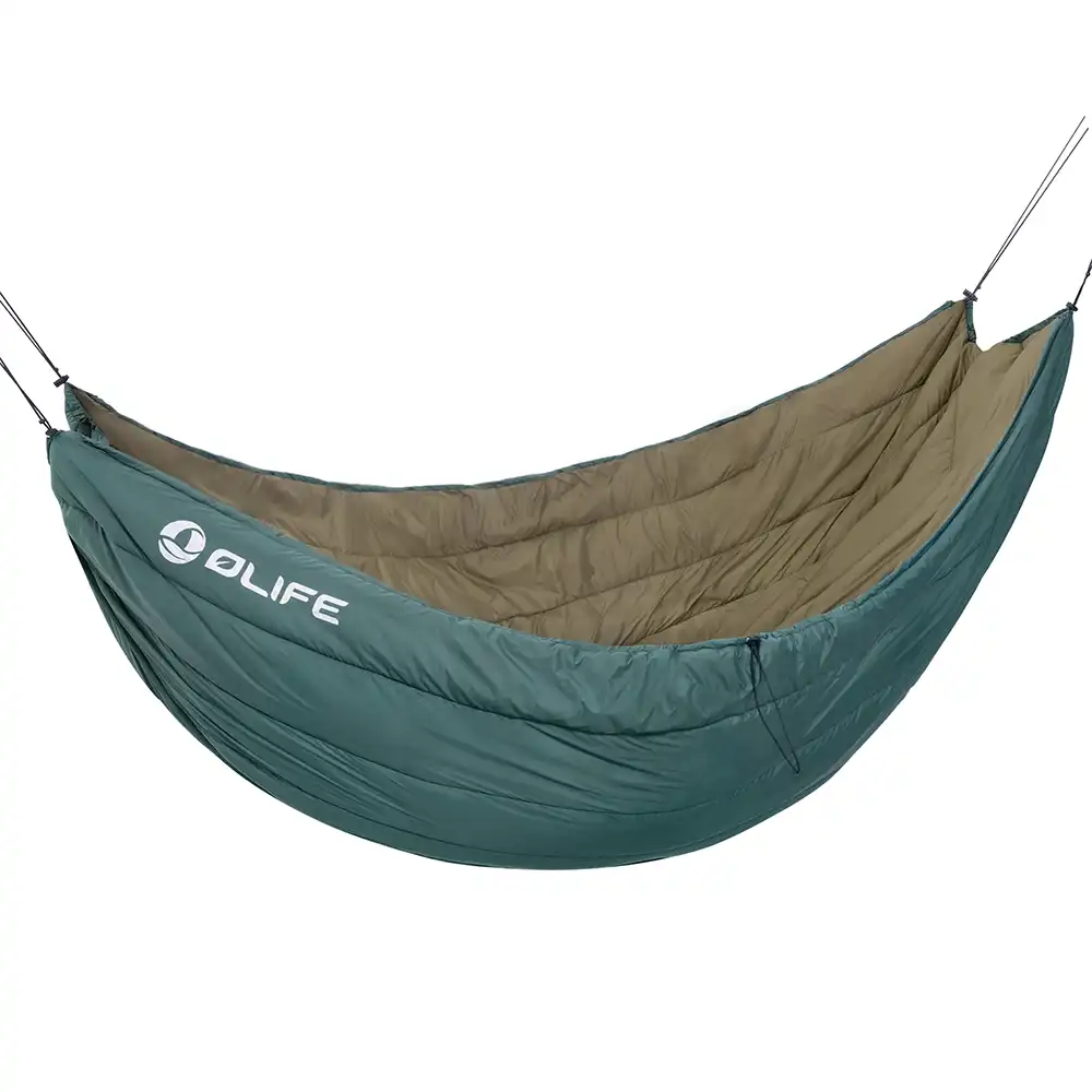 Outdoor-Hängematte mit Moskitonetz Olife und Camping-Hängematte Underquilt Sunbreeze Bundle