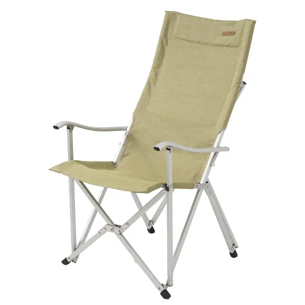 Faltbarer Camping-Sessel mit Quadratischer Aluminium-Klapptisch für Camping BLACKDEER Bundle