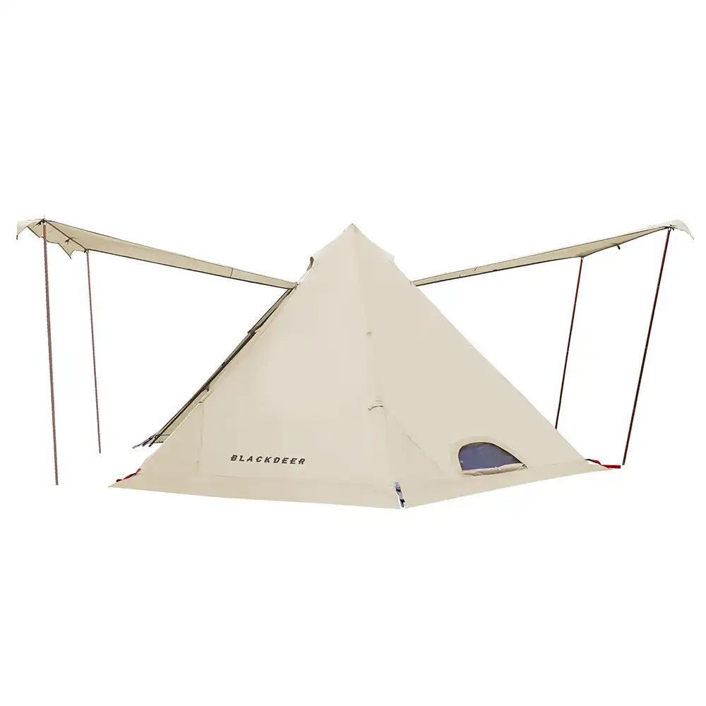 Nachtelf wasserdichtes 3-4 Personen Tipi Zelt BLACKDEER
