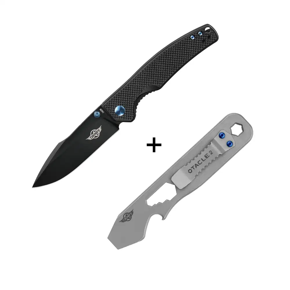 Beagle G10 Einhand-Taschenmesser mit Otacle 2 4-in-1 Multifunktionswerkzeug Bundle