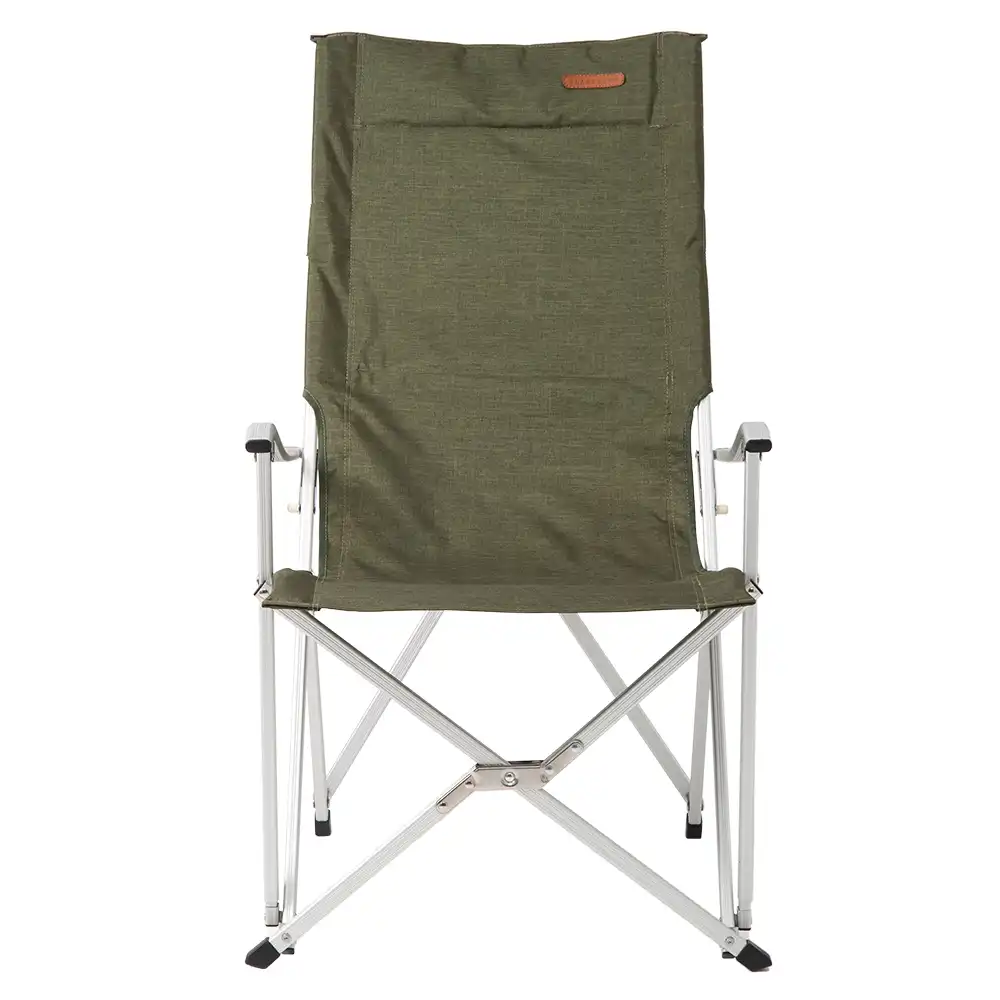 Faltbarer Camping-Sessel mit Quadratischer Aluminium-Klapptisch für Camping BLACKDEER Bundle