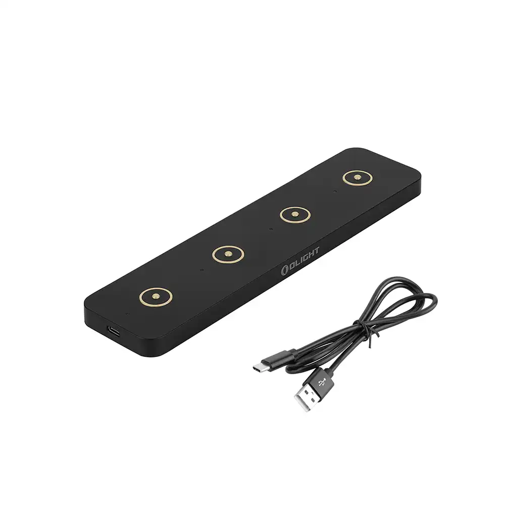 Omino - magnetische  4-Loch Steckdose Taschenlampe Ladestation Olight