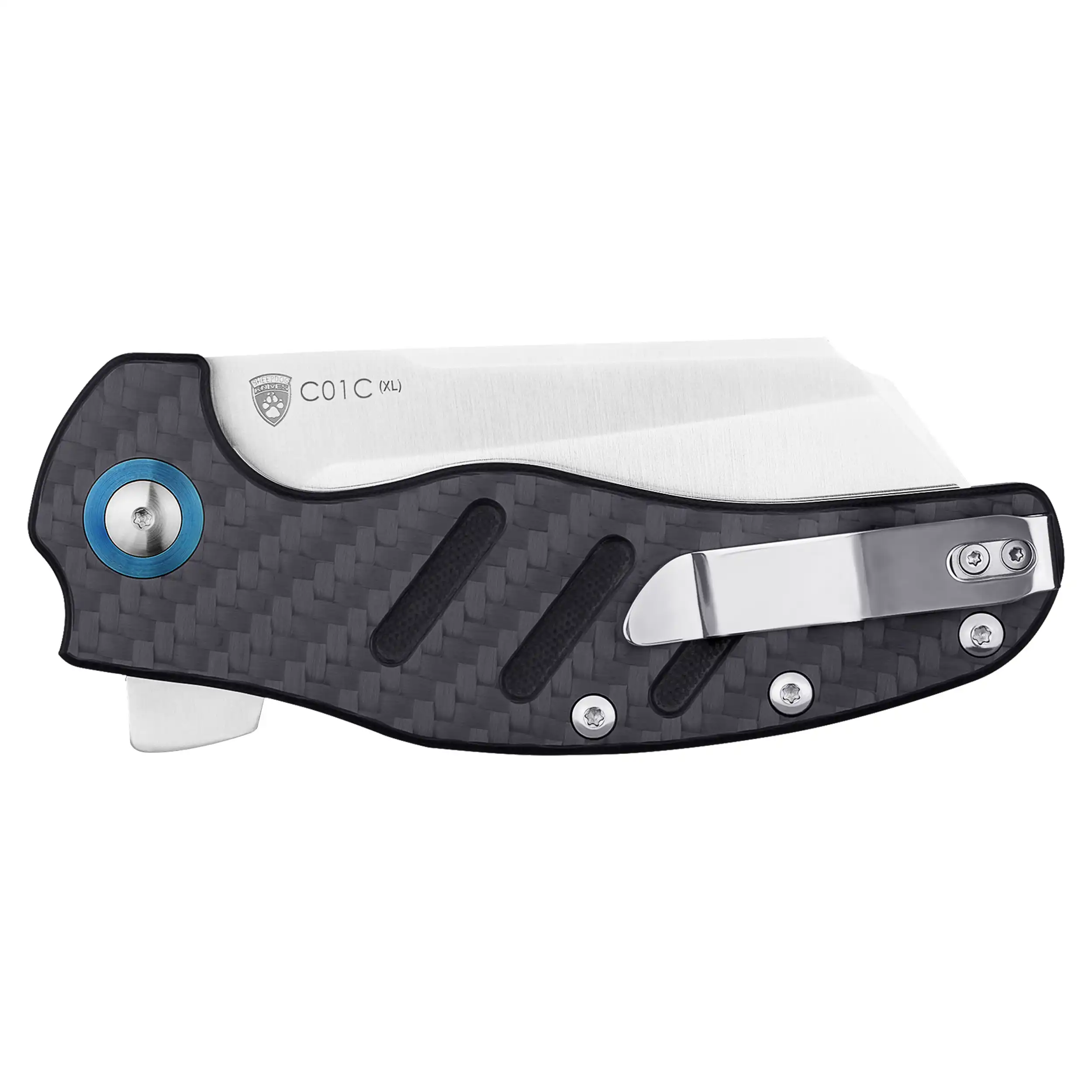 EDC Taschenmesser Kizer Sheepdog XL C01C Carbonfiber V5488C3